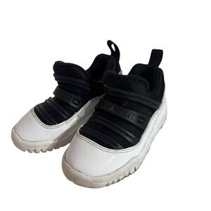 Nike Air Jordan 11 XI Retro Little Flex Black White BQ7102-010 Toddler Shoes 7C